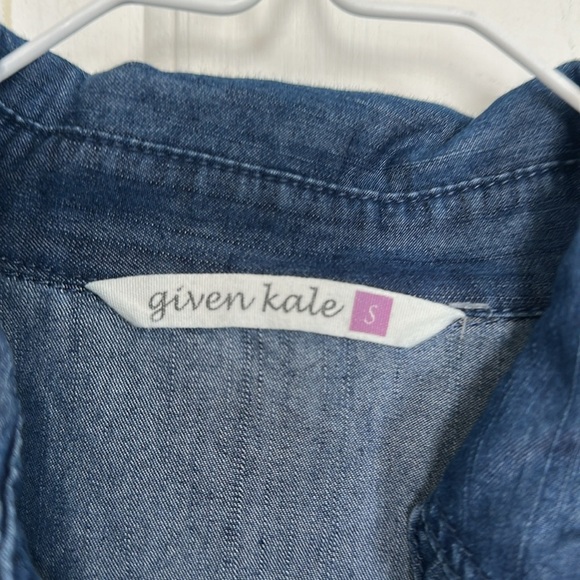 Given Kale Women’s Denim Dress size small - Picture 5 of 5